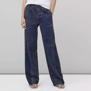 Miramar Wide Leg Faux Denim